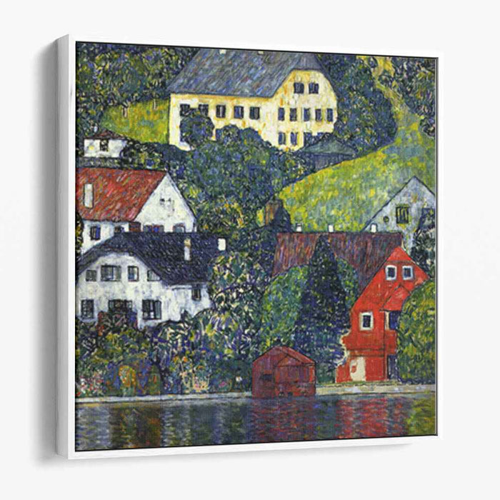 Houses at Unterach on the Attersee (1916) by Gustav Klimt