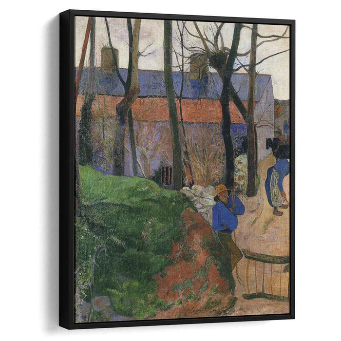 Houses in le Pouldu (1890) by Paul Gauguin