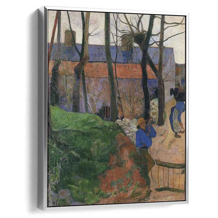 Houses in le Pouldu (1890) by Paul Gauguin