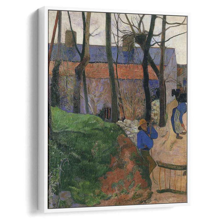 Houses in le Pouldu (1890) by Paul Gauguin