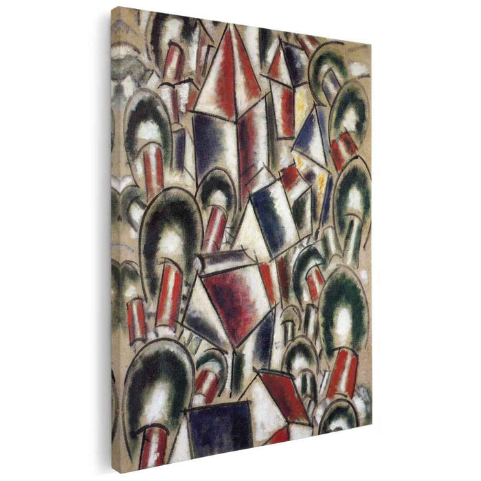 Houses in the trees landscape n°3 (1914) by Fernand Leger