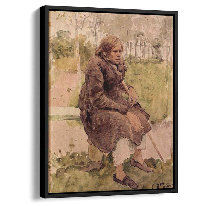 Hunchback (study) (1880) by Ilya Repin