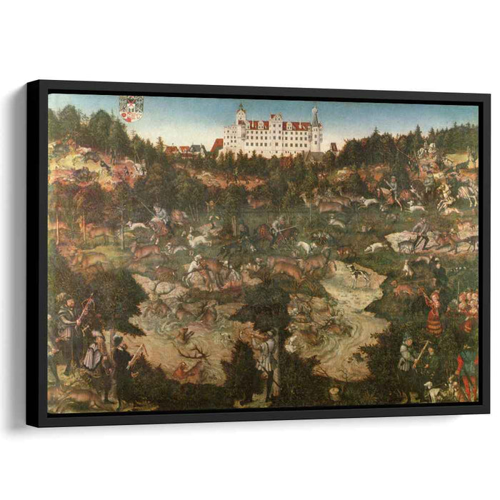 Hunt in Honour of Charles V at the Castle of Torgau (1544) by Lucas Cranach the Elder