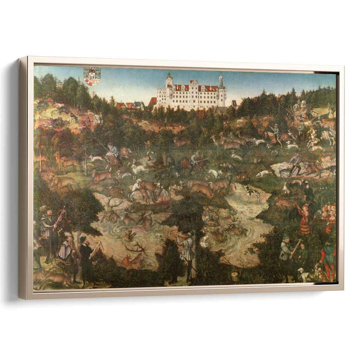 Hunt in Honour of Charles V at the Castle of Torgau (1544) by Lucas Cranach the Elder
