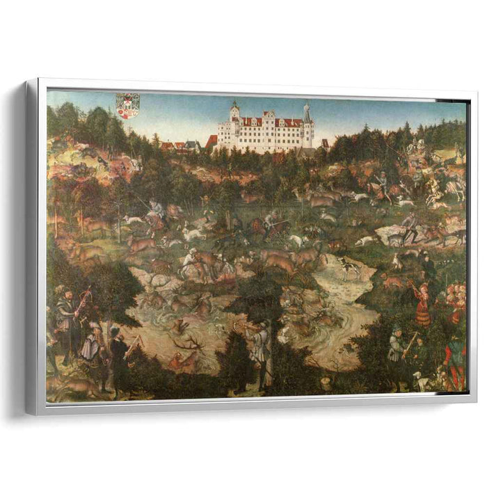 Hunt in Honour of Charles V at the Castle of Torgau (1544) by Lucas Cranach the Elder