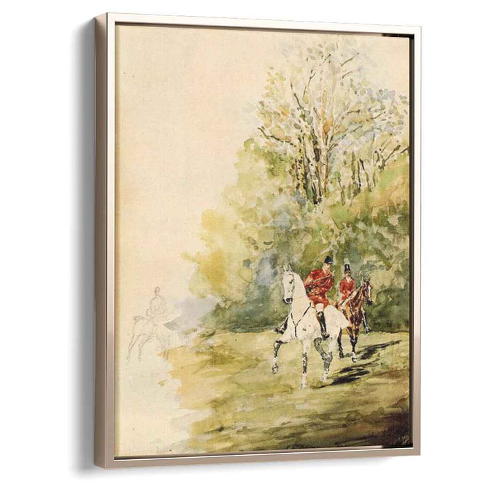 Hunting (1880) by Henri de Toulouse-Lautrec