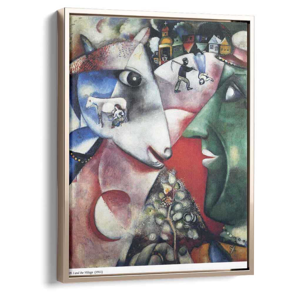 I and the Village (1911) by Marc Chagall - Canvas Artwork — Kanvah