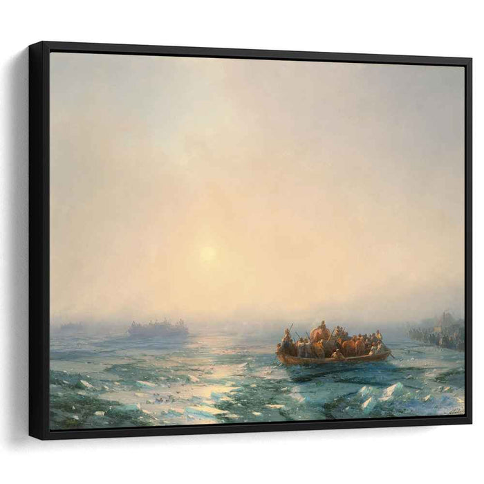 Ice in the Dnieper (1872) by Ivan Aivazovsky