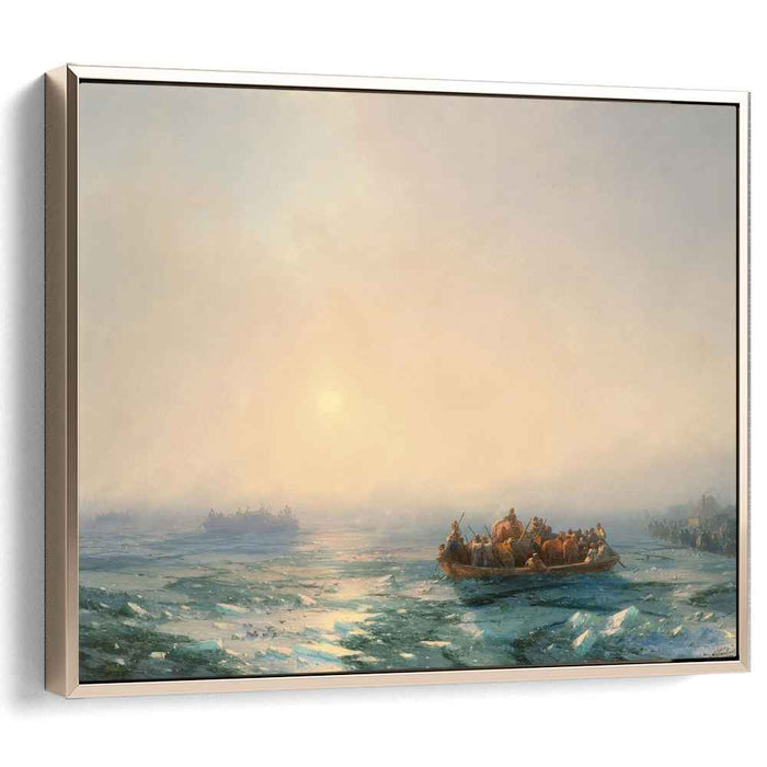 Ice in the Dnieper (1872) by Ivan Aivazovsky