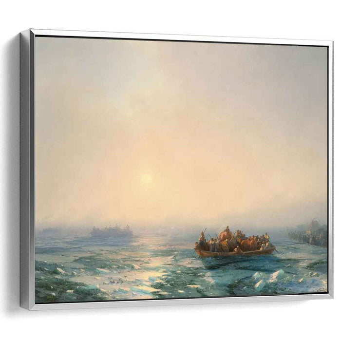 Ice in the Dnieper (1872) by Ivan Aivazovsky