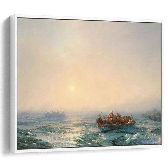 Ice in the Dnieper (1872) by Ivan Aivazovsky