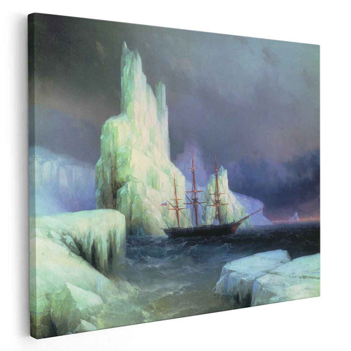 Icebergs in the Atlantic (1870) by Ivan Aivazovsky