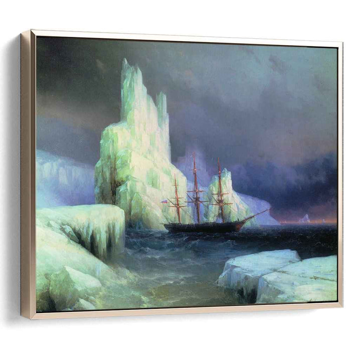Icebergs in the Atlantic (1870) by Ivan Aivazovsky