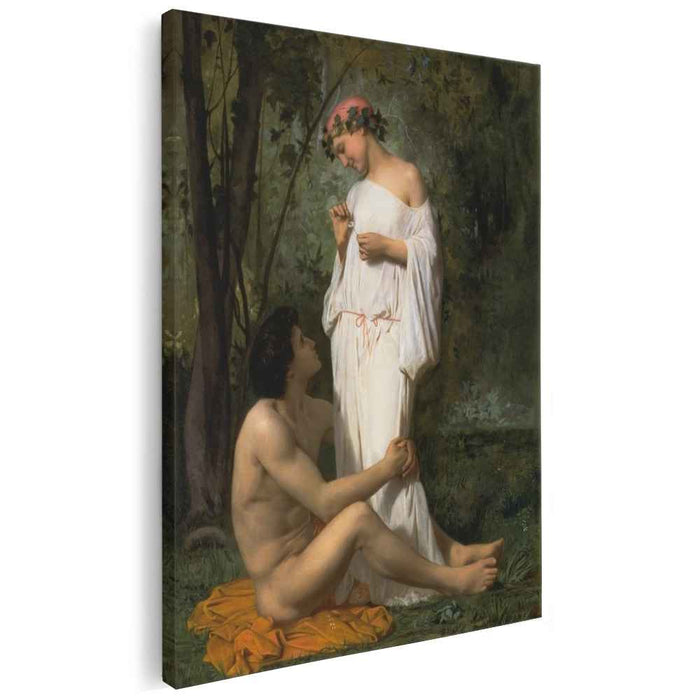 Idylle (1851) by William-Adolphe Bouguereau