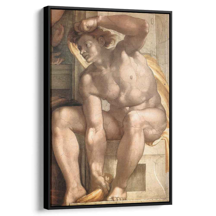 Ignudo (1509) by Michelangelo