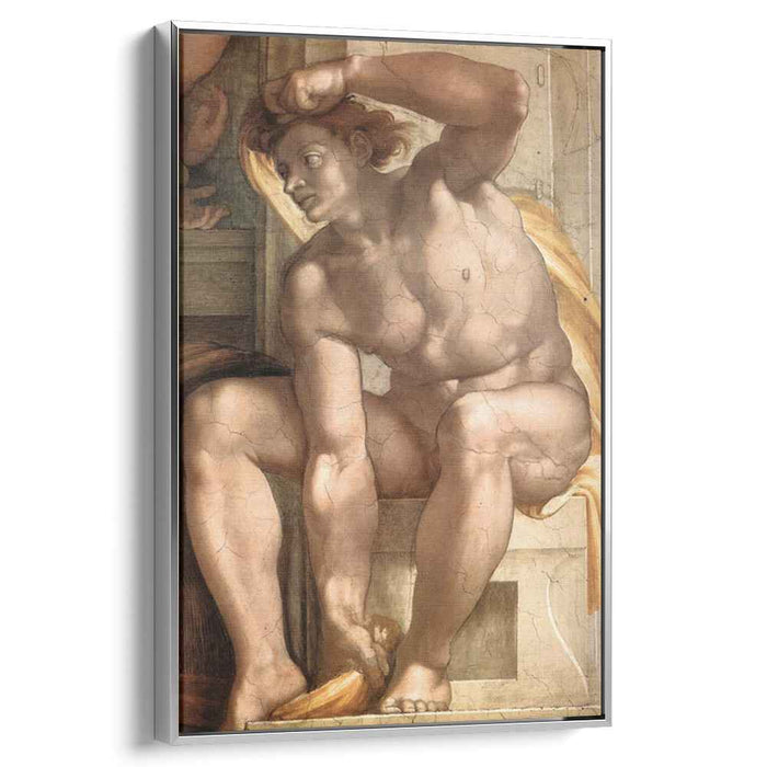 Ignudo (1509) by Michelangelo