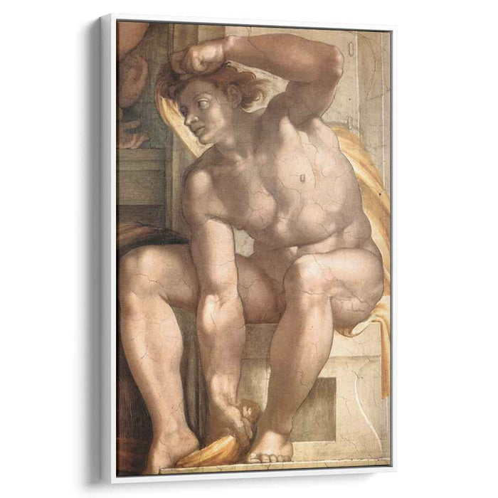 Ignudo (1509) by Michelangelo