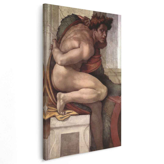 Ignudo (1509) by Michelangelo