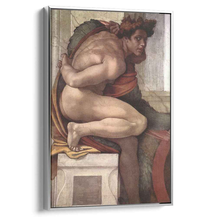Ignudo (1509) by Michelangelo
