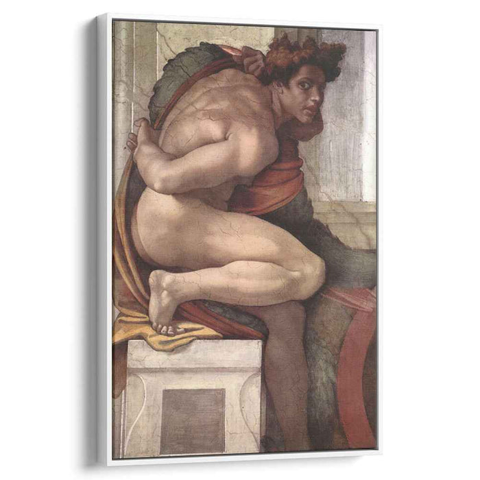 Ignudo (1509) by Michelangelo