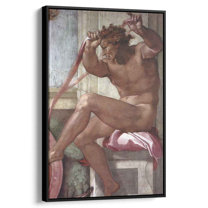 Ignudo (1509) by Michelangelo