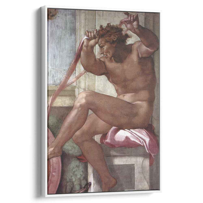 Ignudo (1509) by Michelangelo