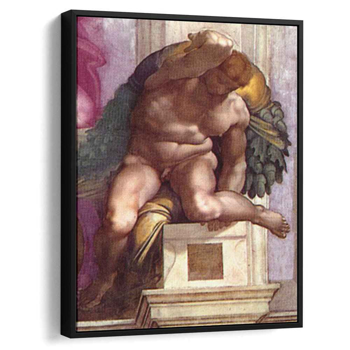 Ignudo (1509) by Michelangelo