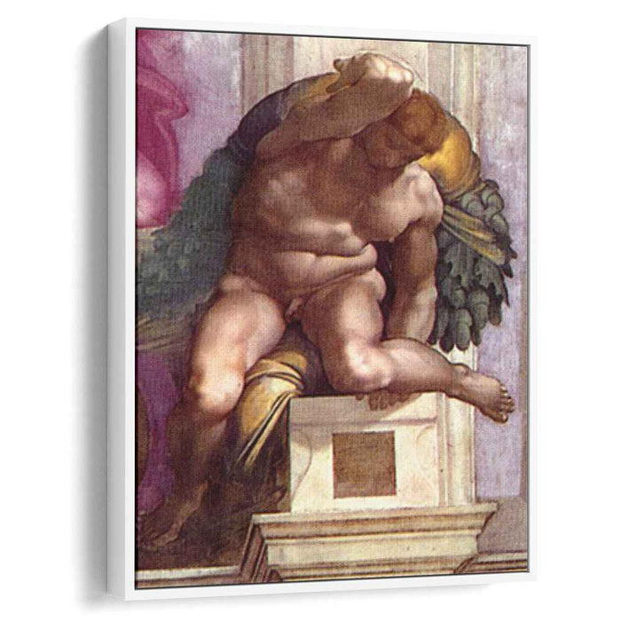 Ignudo (1509) by Michelangelo