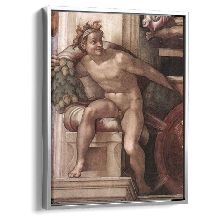 Ignudo (1509) by Michelangelo
