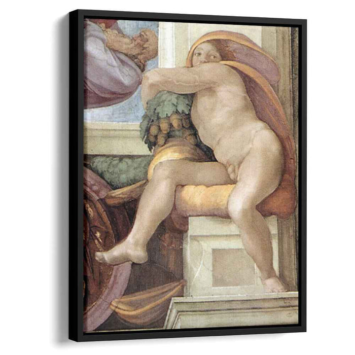 Ignudo (1509) by Michelangelo