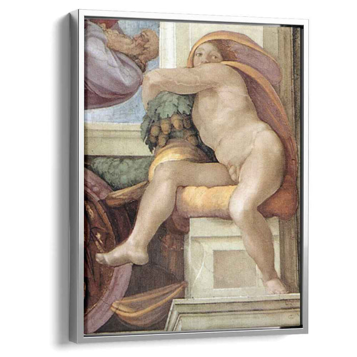Ignudo (1509) by Michelangelo