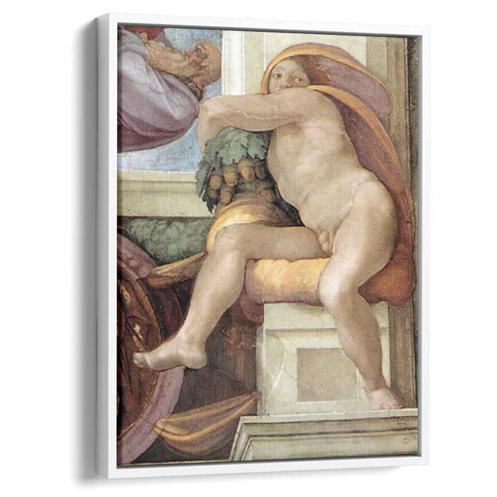 Ignudo (1509) by Michelangelo