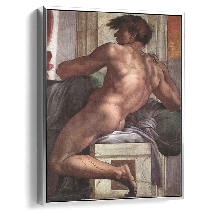 Ignudo (1509) by Michelangelo
