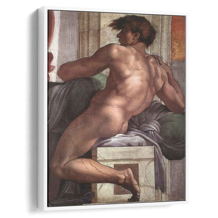 Ignudo (1509) by Michelangelo