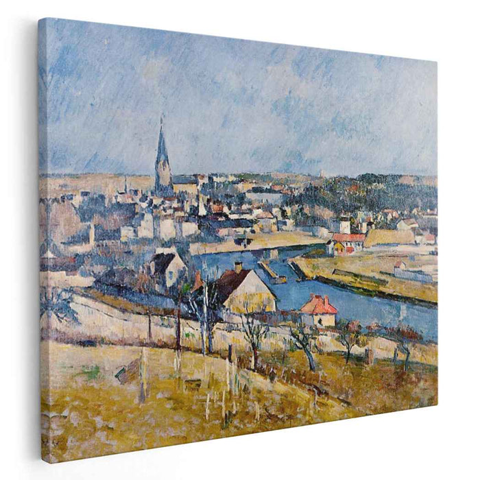 Ile de France Landscape (1880) by Paul Cezanne