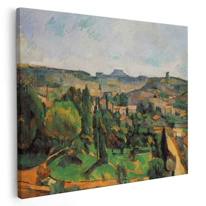 Ile de France Landscape (1880) by Paul Cezanne