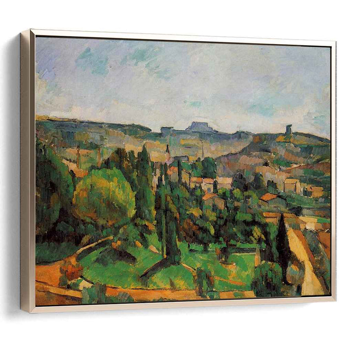 Ile de France Landscape (1880) by Paul Cezanne