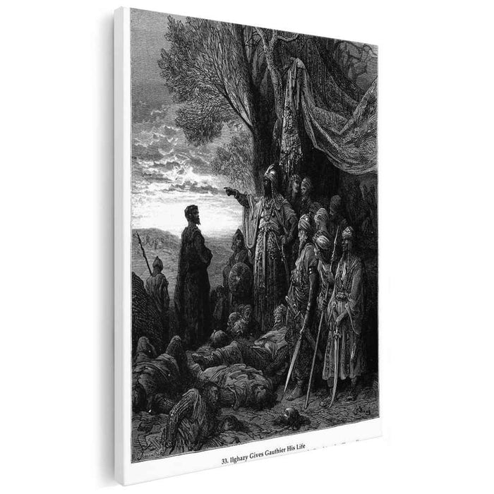 Ilghazy Gives Gauthier His Life by Gustave Dore