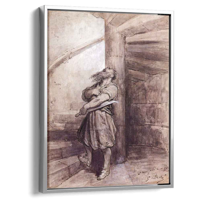 Illustration For Charles Perraults Bluebeard (1868) by Gustave Dore