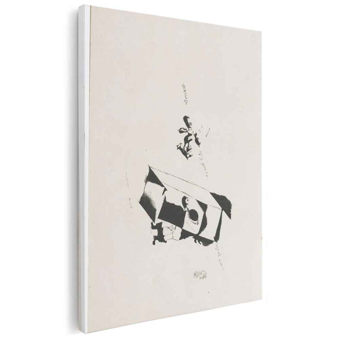 Illustration for review "Troyer/Courant" (1922) by Marc Chagall