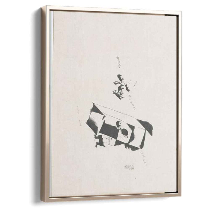 Illustration for review "Troyer/Courant" (1922) by Marc Chagall