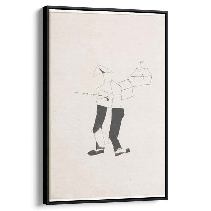 Illustration for review "Troyer/Courant" (1922) by Marc Chagall