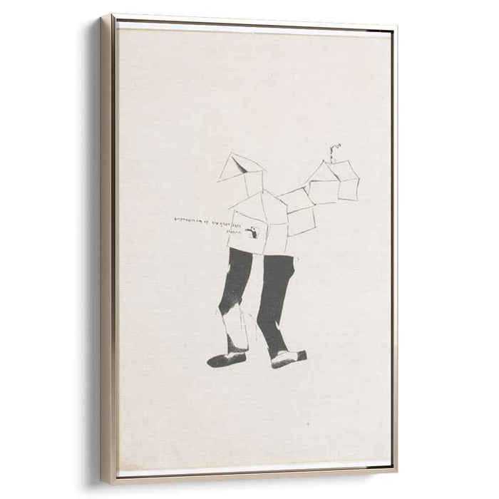 Illustration for review "Troyer/Courant" (1922) by Marc Chagall