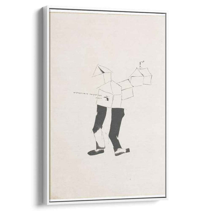 Illustration for review "Troyer/Courant" (1922) by Marc Chagall