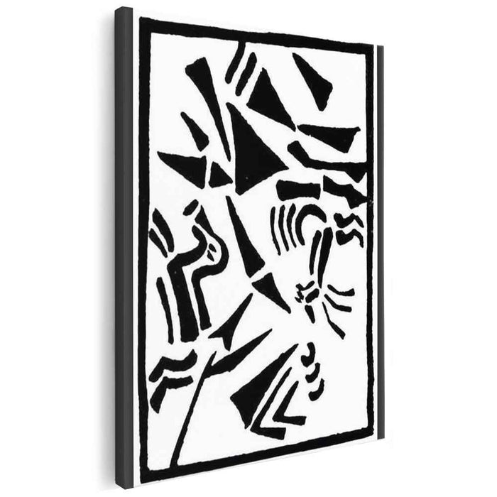 Illustration for the almanac "A Trap for Judges" (1913) by David Burliuk