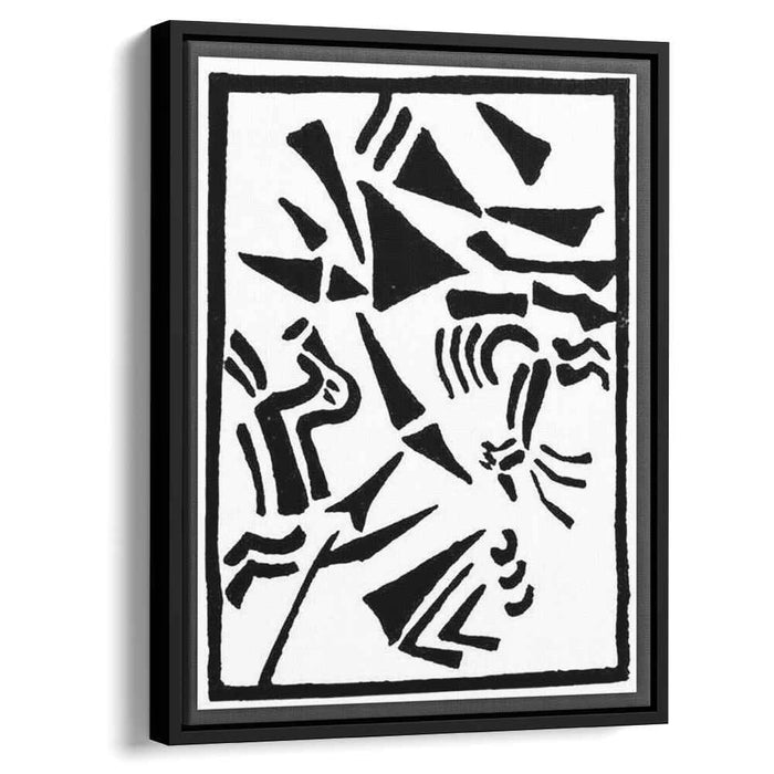 Illustration for the almanac "A Trap for Judges" (1913) by David Burliuk