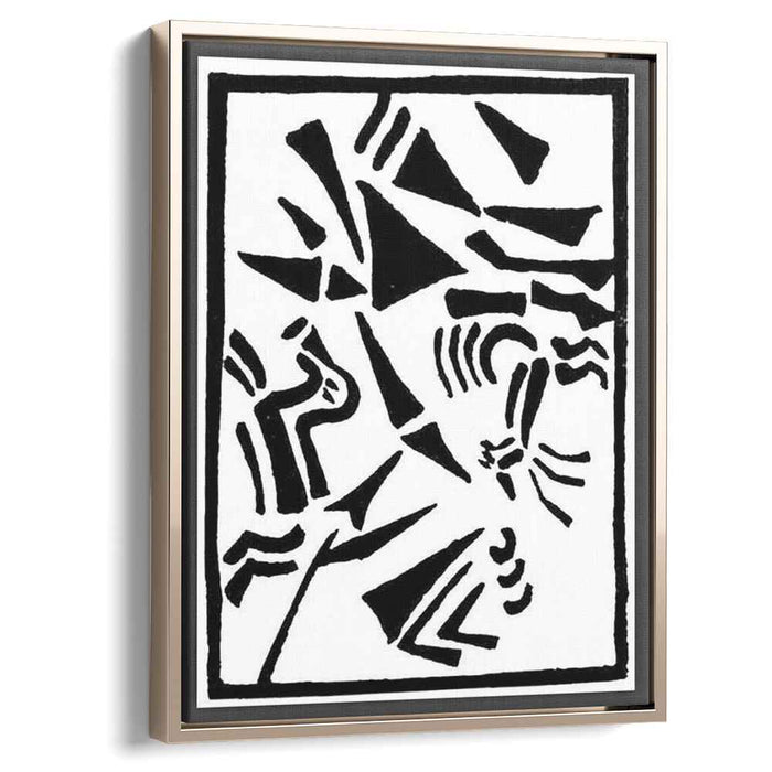 Illustration for the almanac "A Trap for Judges" (1913) by David Burliuk