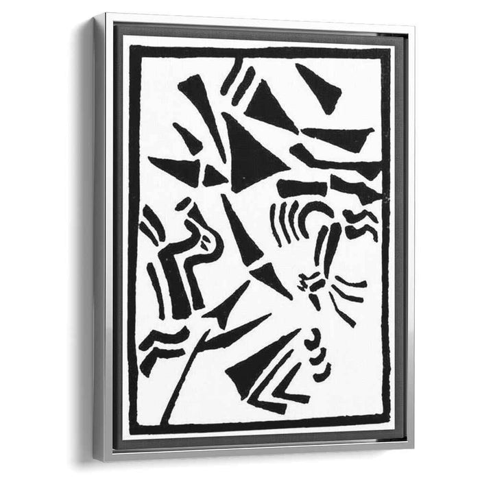 Illustration for the almanac "A Trap for Judges" (1913) by David Burliuk