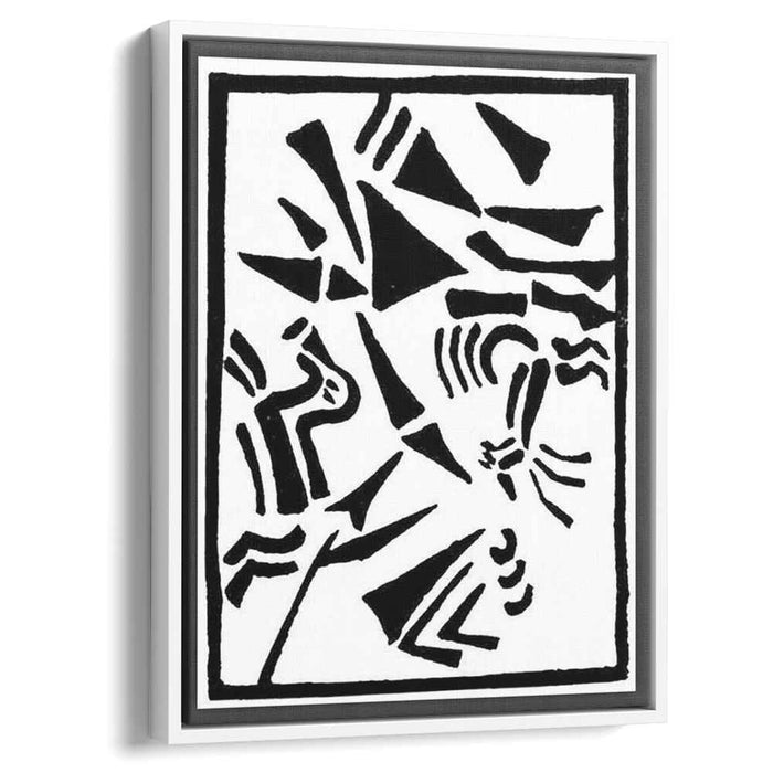 Illustration for the almanac "A Trap for Judges" (1913) by David Burliuk