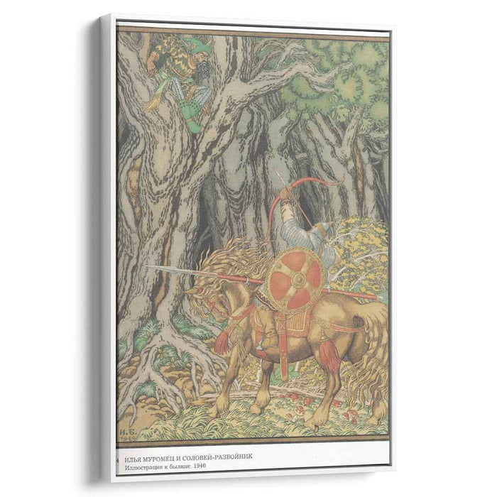 Illustration for the epic "Ilya Muromets and Nightingale the Robber" (1940) by Ivan Bilibin